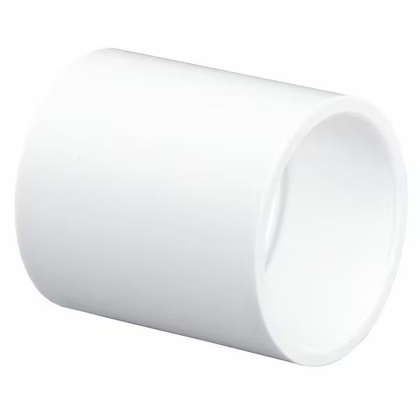 1/2" PVC Deep Socket Coupler SOC x SOC