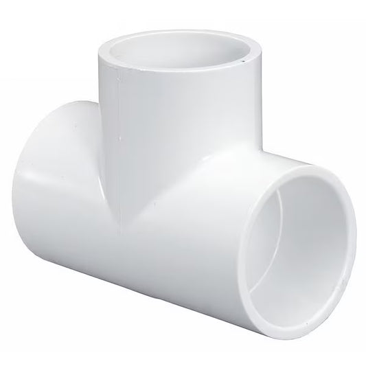 1/2" x 3/4" PVC Tee SOC