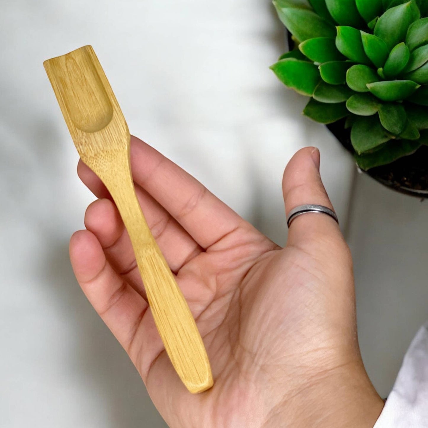 Bamboo Tea Scoop | Long