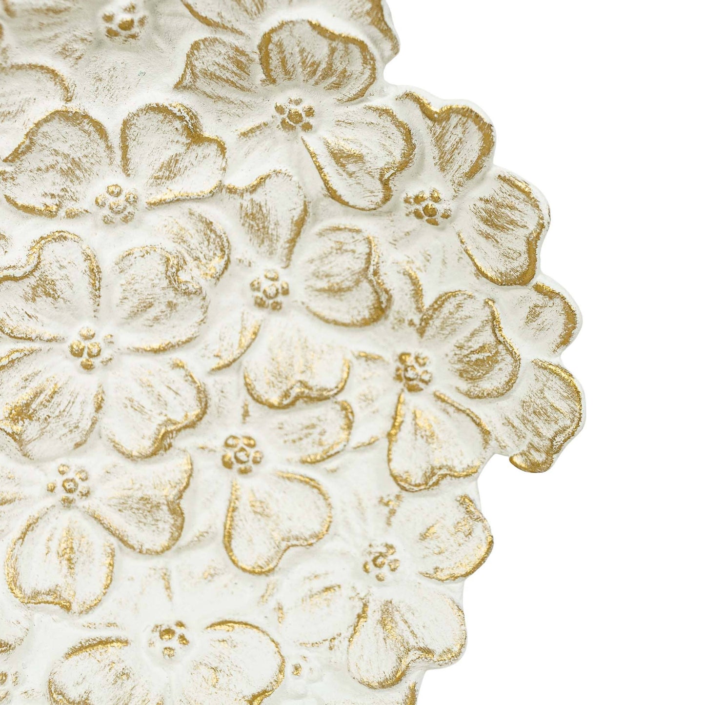 Mae Floral Trinket Dish White
