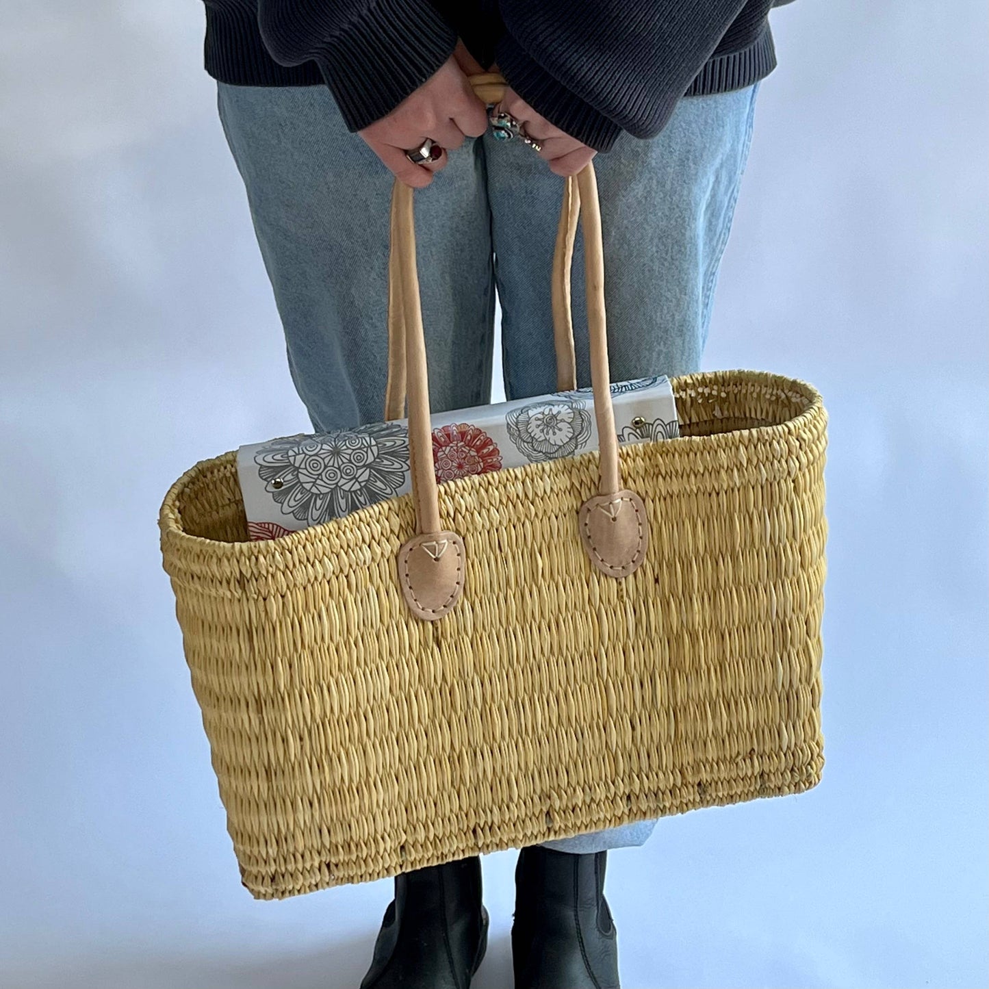 Simple Long Handled Tote