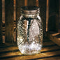Silver Mercury Lighted Glass Lantern