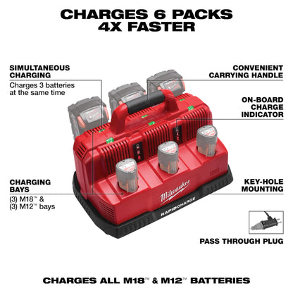 Milwaukee M18™ & M12™ Rapid Charge Station