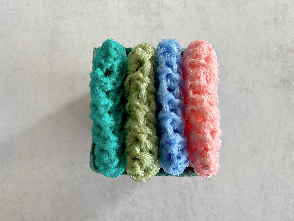 Scrubbies in a Berry Basket