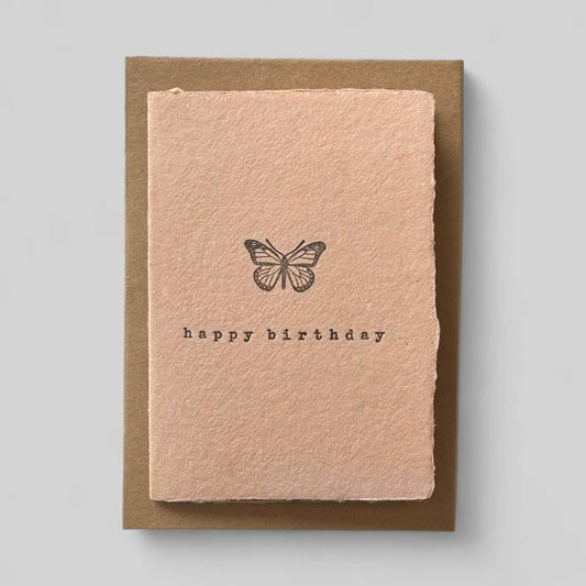 Novelette handmade happy birthday card