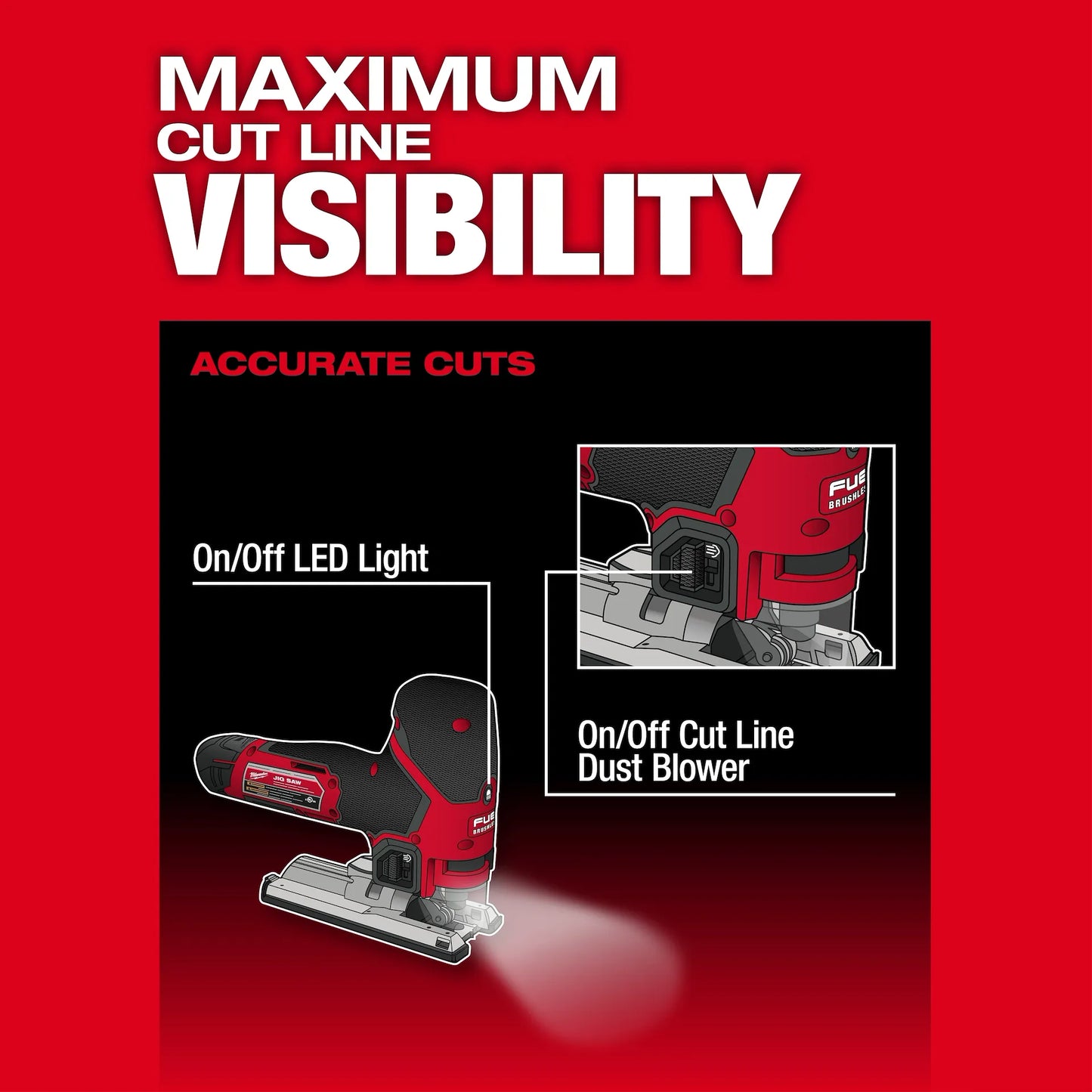 Milwaukee M12 FUEL™ Jig Saw