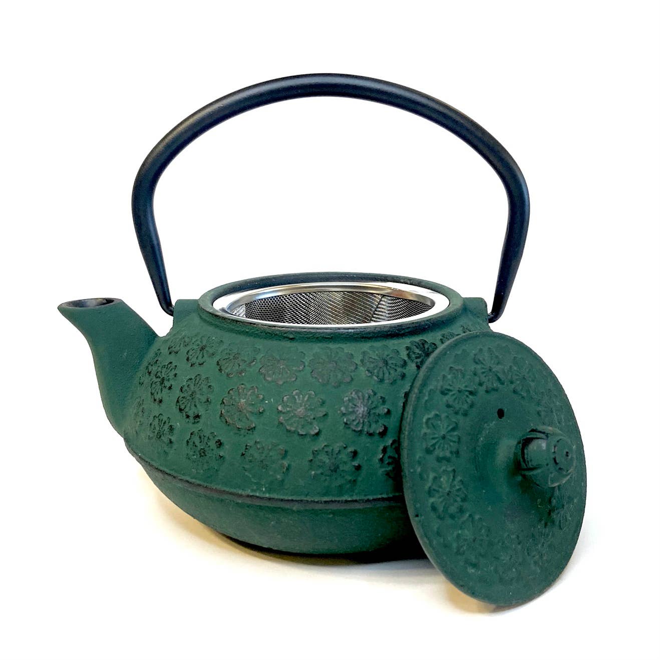 Cast Iron Tea Pot, Forest, 20 oz