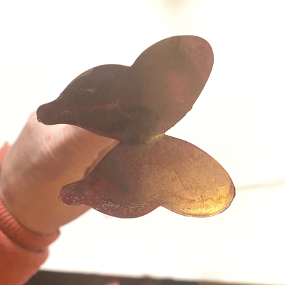 Medium Natural Copper Butterfly