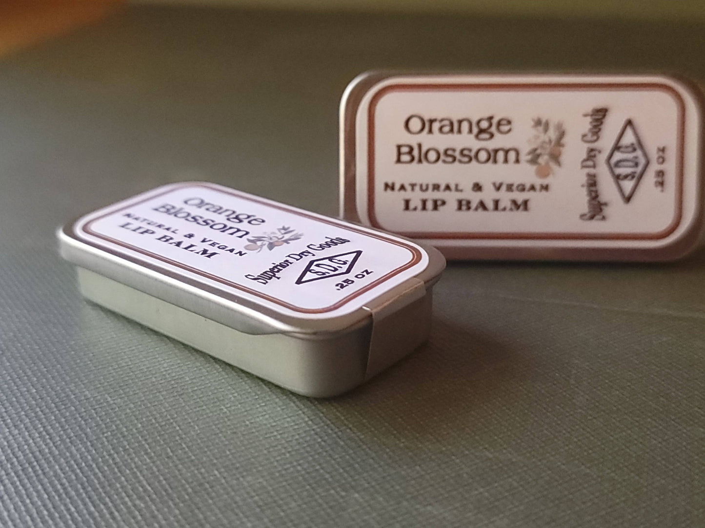 Orange Blossom Lip Balm | Aluminum Slider | All Natural