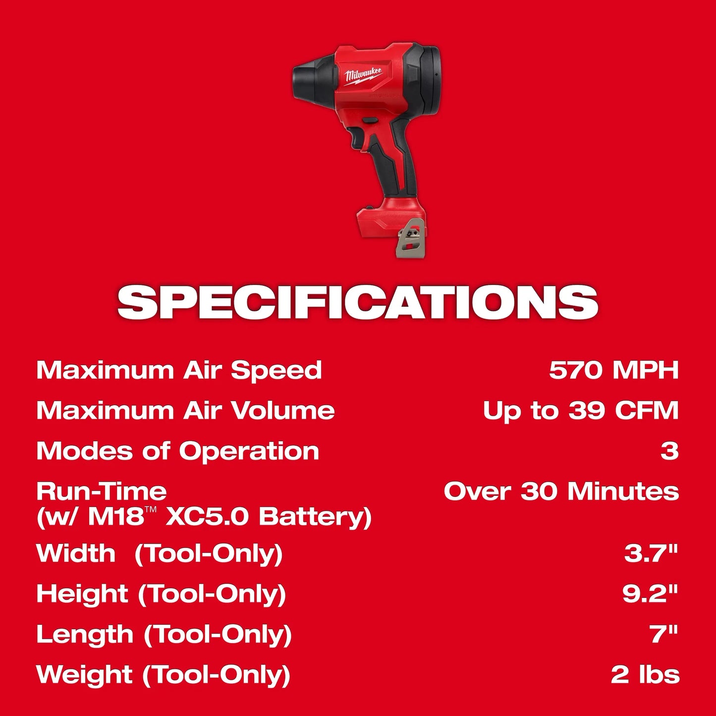 Milwaukee M18™ Brushless Precision Blower