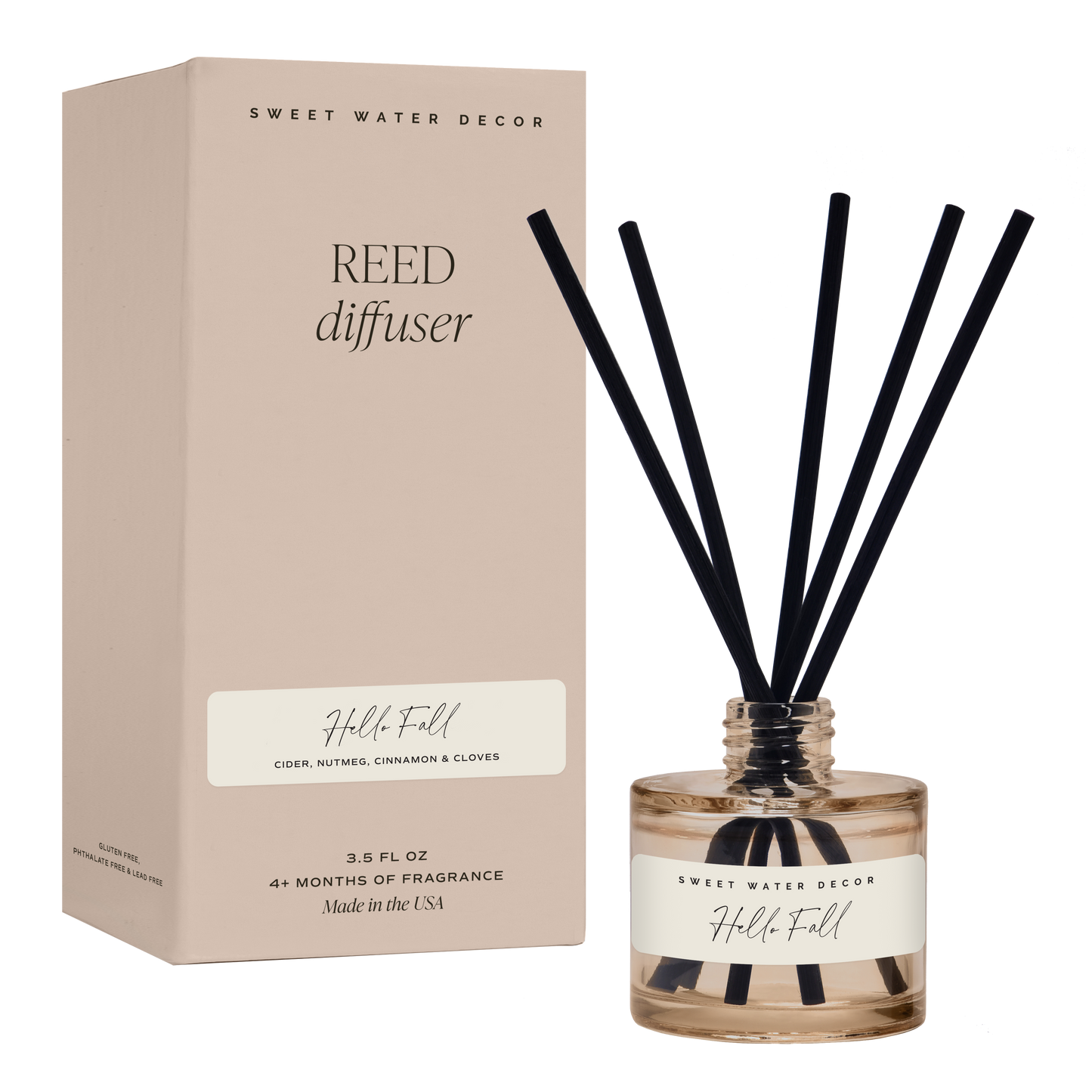 Hello Fall Reed Diffuser - Fall Decor & Gifts