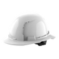 Milwaukee BOLT™ White Full Brim Vented Hard Hat w/4pt Ratcheting Suspension (USA) - Type 1, Class C