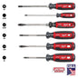 Milwaukee Cushion Grip Screwdriver Set (USA)