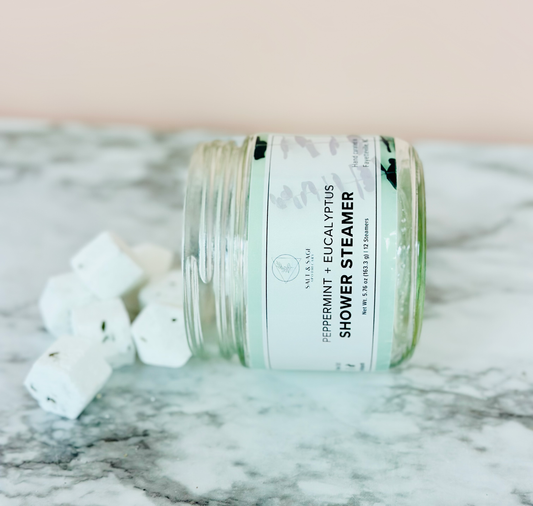 Peppermint + Eucalyptus Mini Shower Steamers