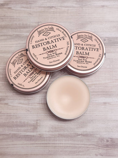 Hand & Cuticle Restorative Balm | Turkish Rose | All Natural