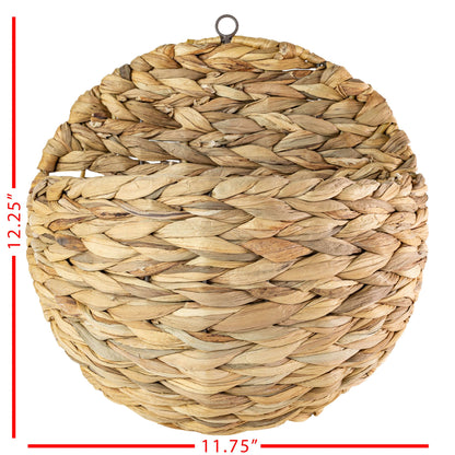 SALE - Calliope Braided Wall Pocket Water Hyacinth