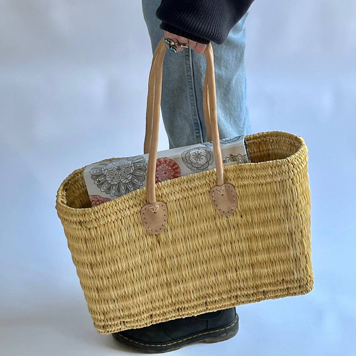 Simple Long Handled Tote