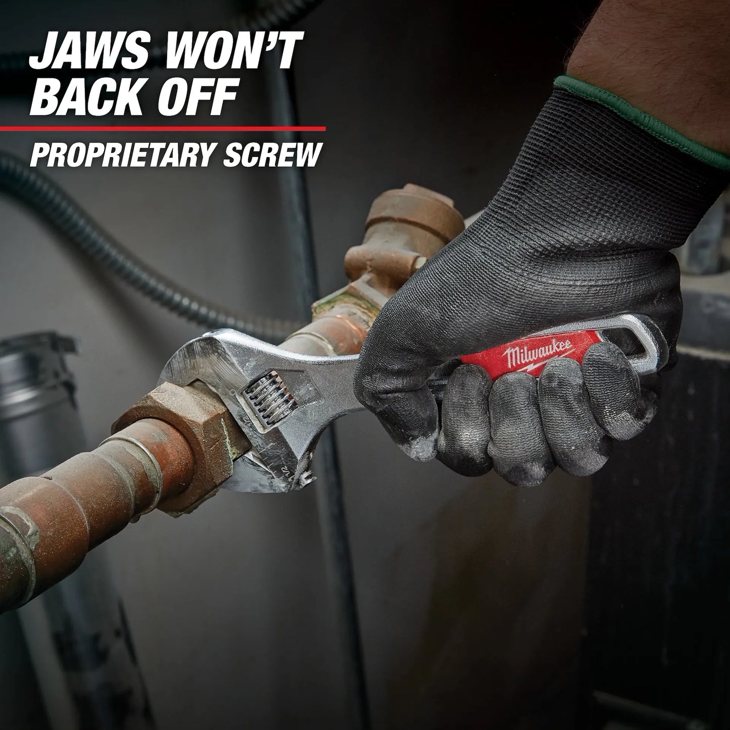 Milwaukee 8" Wide Jaw Adjustable Wrench