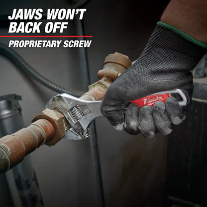 Milwaukee 8" Wide Jaw Adjustable Wrench
