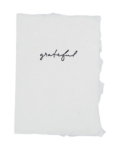 Grateful card