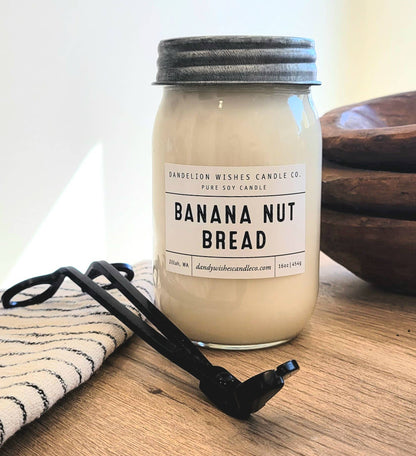 16 oz. Smooth Mason Jar Candle with Galvanized Lid