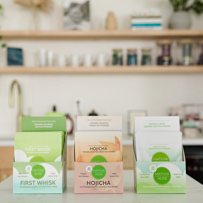 Organic Hojicha Powder – Roasted Japanese Green Tea | 50g Retail Pouch