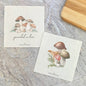 Forest Mushrooms, Grounded in Love  - 2pk Swedish Dish Cloth
