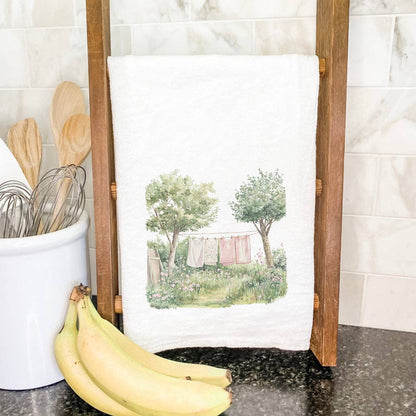 Spring Laundry Line - Cotton Tea Towel