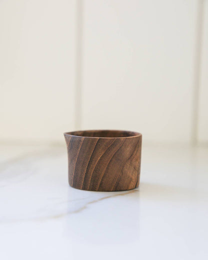 Teak Wood Creamer Pitcher