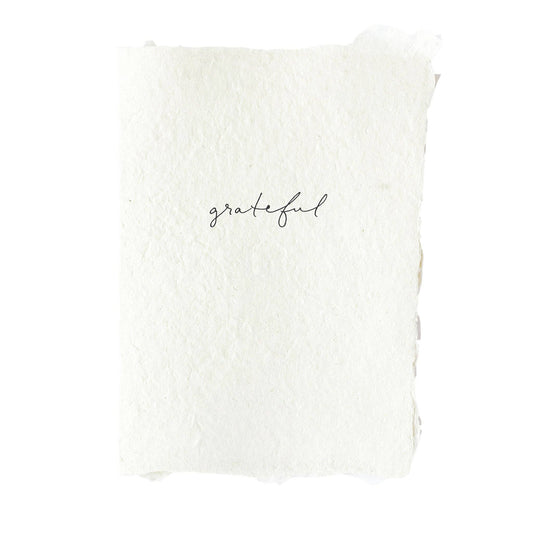 Grateful card