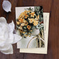 Bicycle With Flowers Wooden Postcard