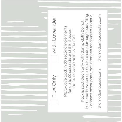 Eye Pillow - Fresh Neutrals Collection