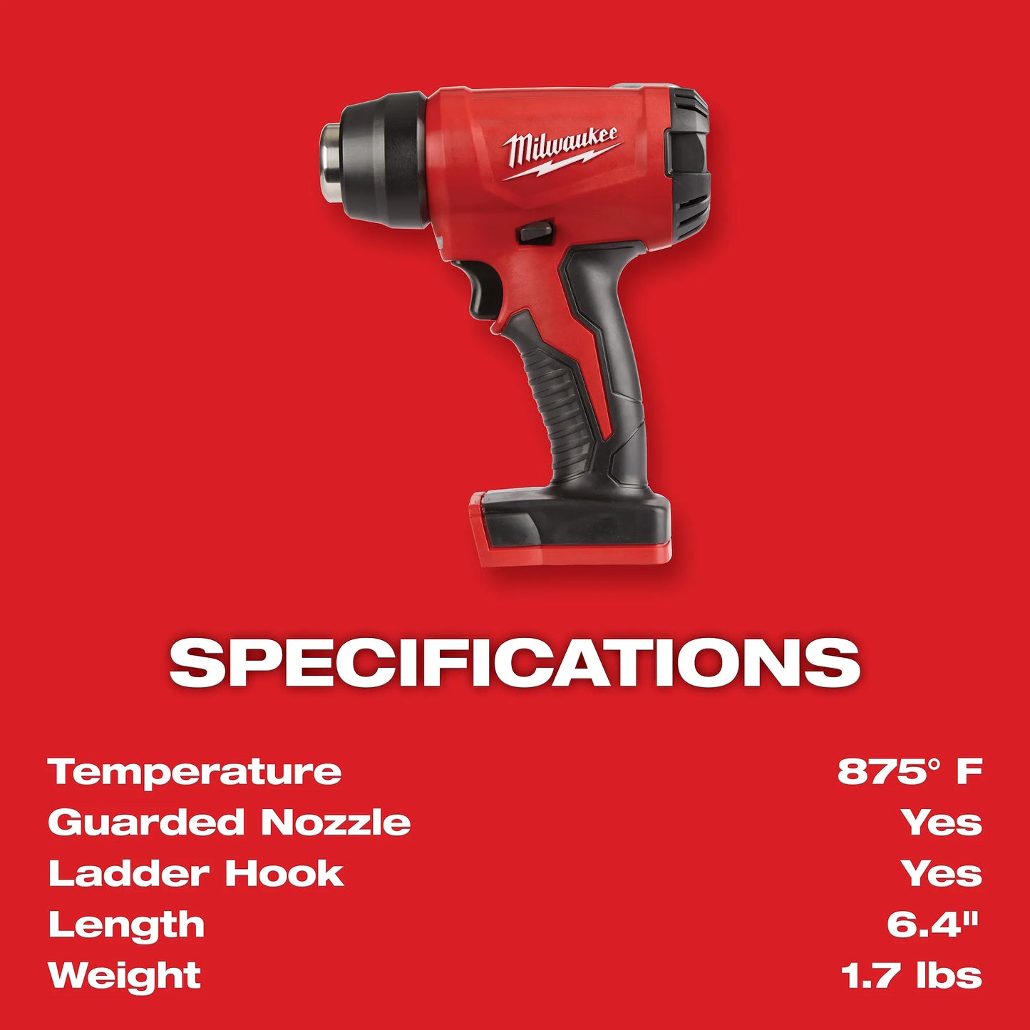 Milwaukee M18™ Compact Heat Gun
