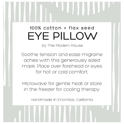 Eye Pillow - Fresh Neutrals Collection