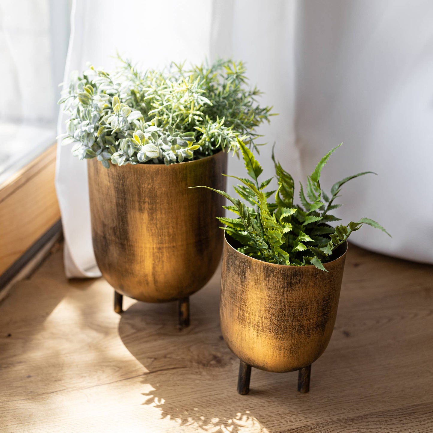 Kacela Footed Planters, Set Of 2
