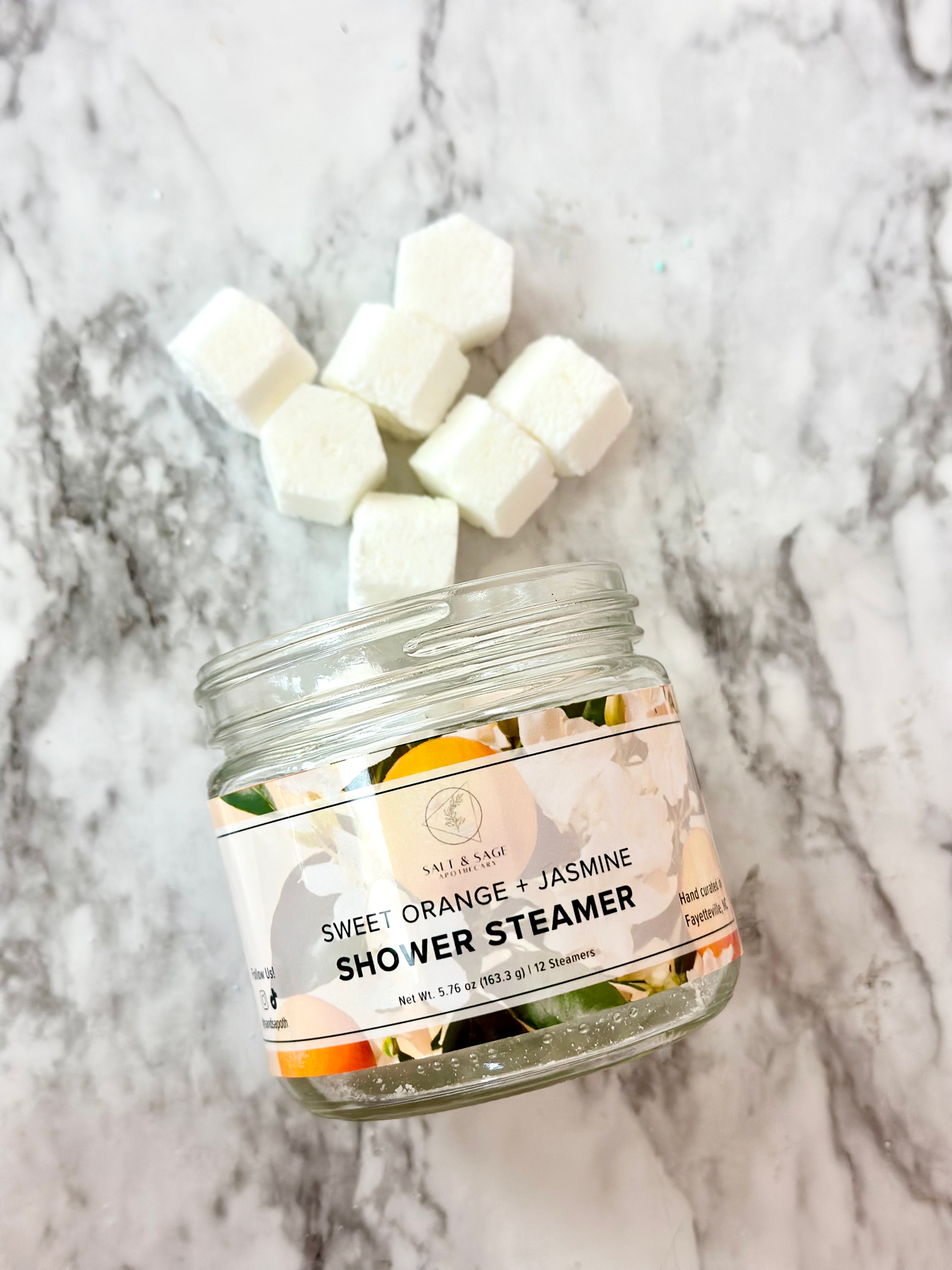 Sweet Orange + Jasmine Mini Shower Steamers
