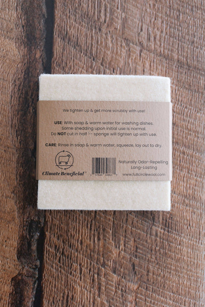 Wool Dish Sponges ~ Climate Beneficial™ (case of 12 units)