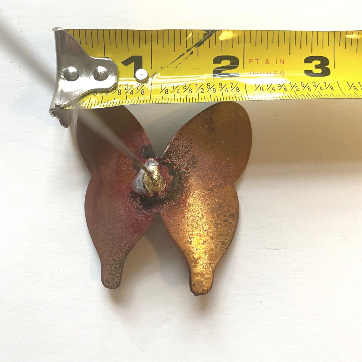 Medium Natural Copper Butterfly