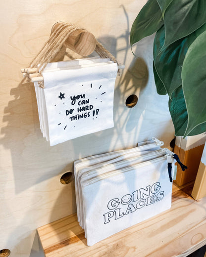 You are Loved Small Canvas Zipper Pouch