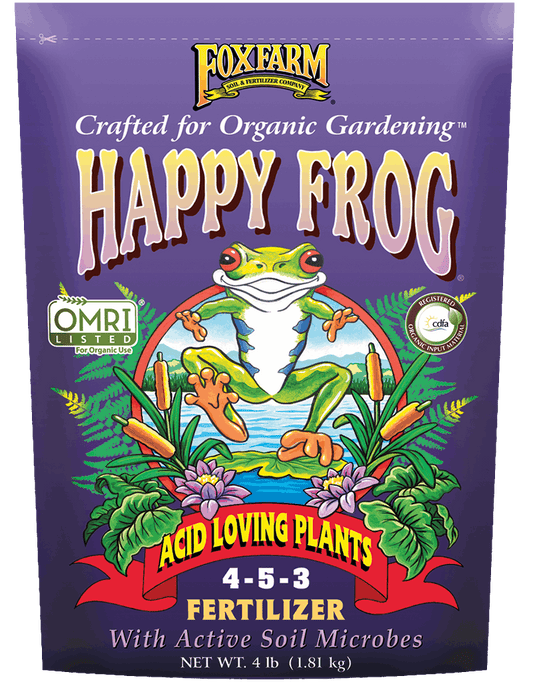 Fox Farm Happy Frog Acid Loving Plants Fertilizer 4lb.