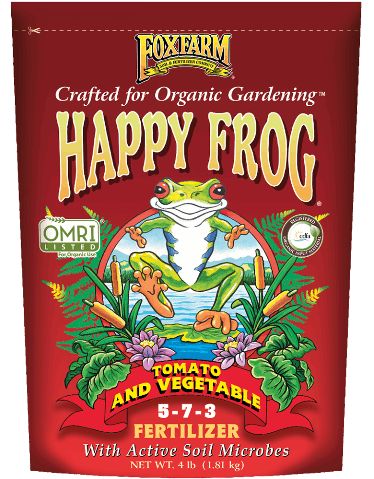 Fox Farm Happy Frog Tomato and Vegetable Fertilizer 4lb.