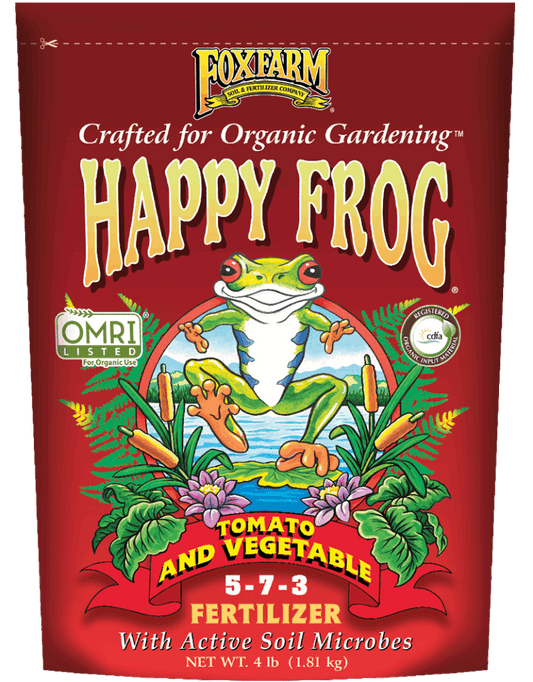 Fox Farm Happy Frog Tomato and Vegetable Fertilizer 4lb.
