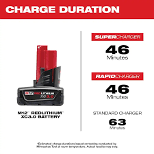 Milwaukee M12™ REDLITHIUM™ XC Battery Two Pack