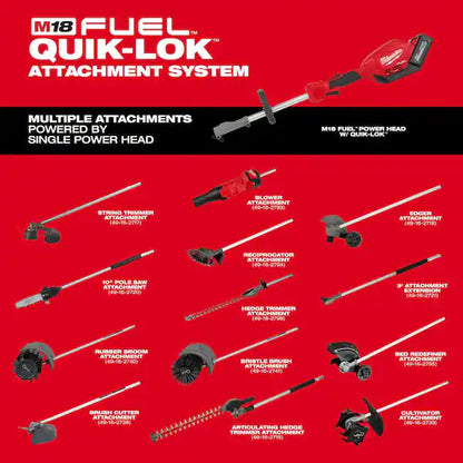 Milwaukee M18 FUEL™ QUIK-LOK™ Edger Attachment