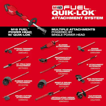 Milwaukee M18 FUEL™ QUIK-LOK™ 3' Attachment Extension