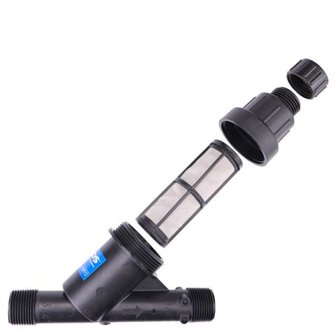 Rain Bird Pressure-regulating Y Filter, 3/4 in. MPT X 3/4 in. MPT, 0.2 - 5 GPM Flow Range, 30 PSI, 200 Mesh
