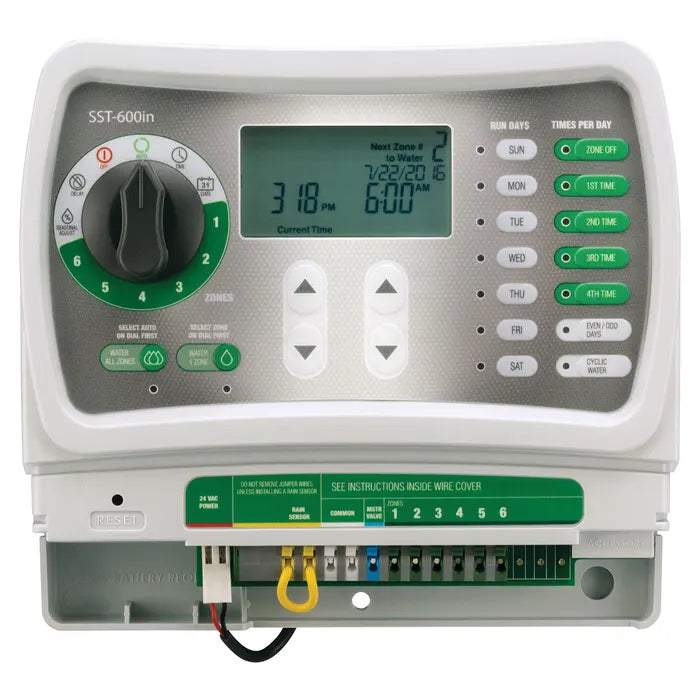 Rainbird  6-Station Outdoor SST “Simple to Set” Irrigation Timer