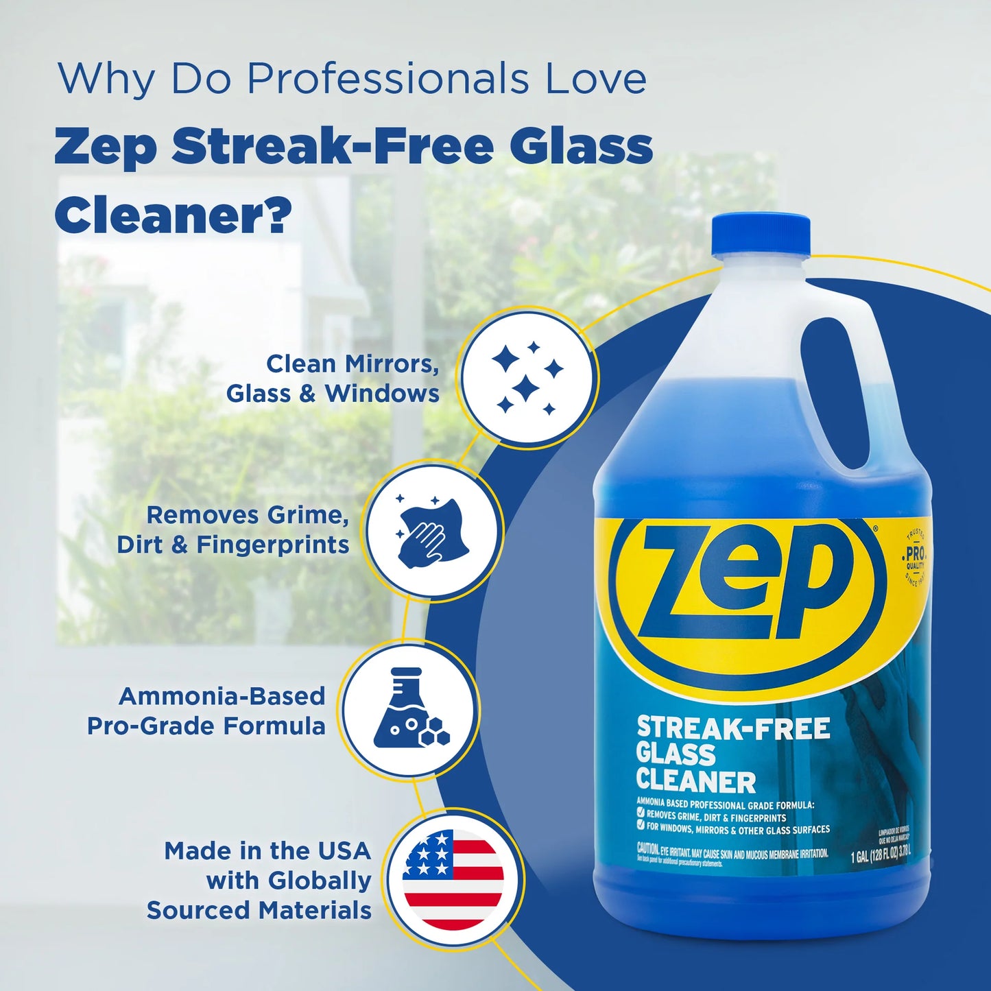 Zep Streak-Free Glass Cleaner
