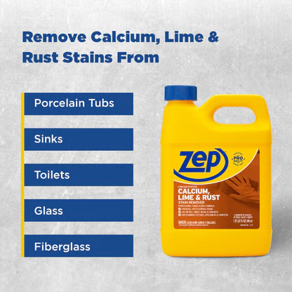 Zep Concentrated Calcium, Lime, Rust Remover