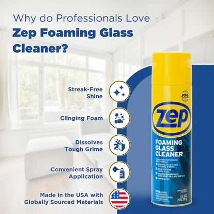 Zep Foaming Glass Cleaner